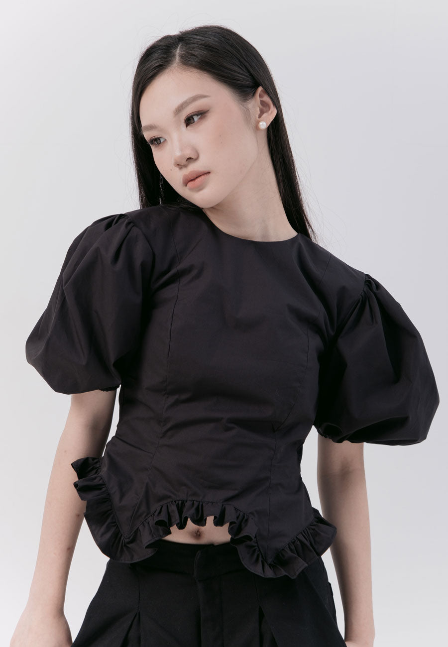 Chulle Koni Top Black