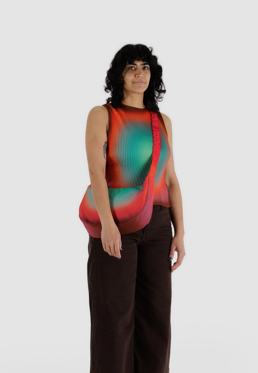 Baggu Medium Nylon Crescent Bag Rain