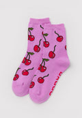 Baggu Crew Sock Cherries