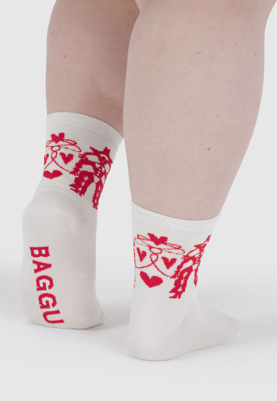 Baggu Crew Sock Cowgirl