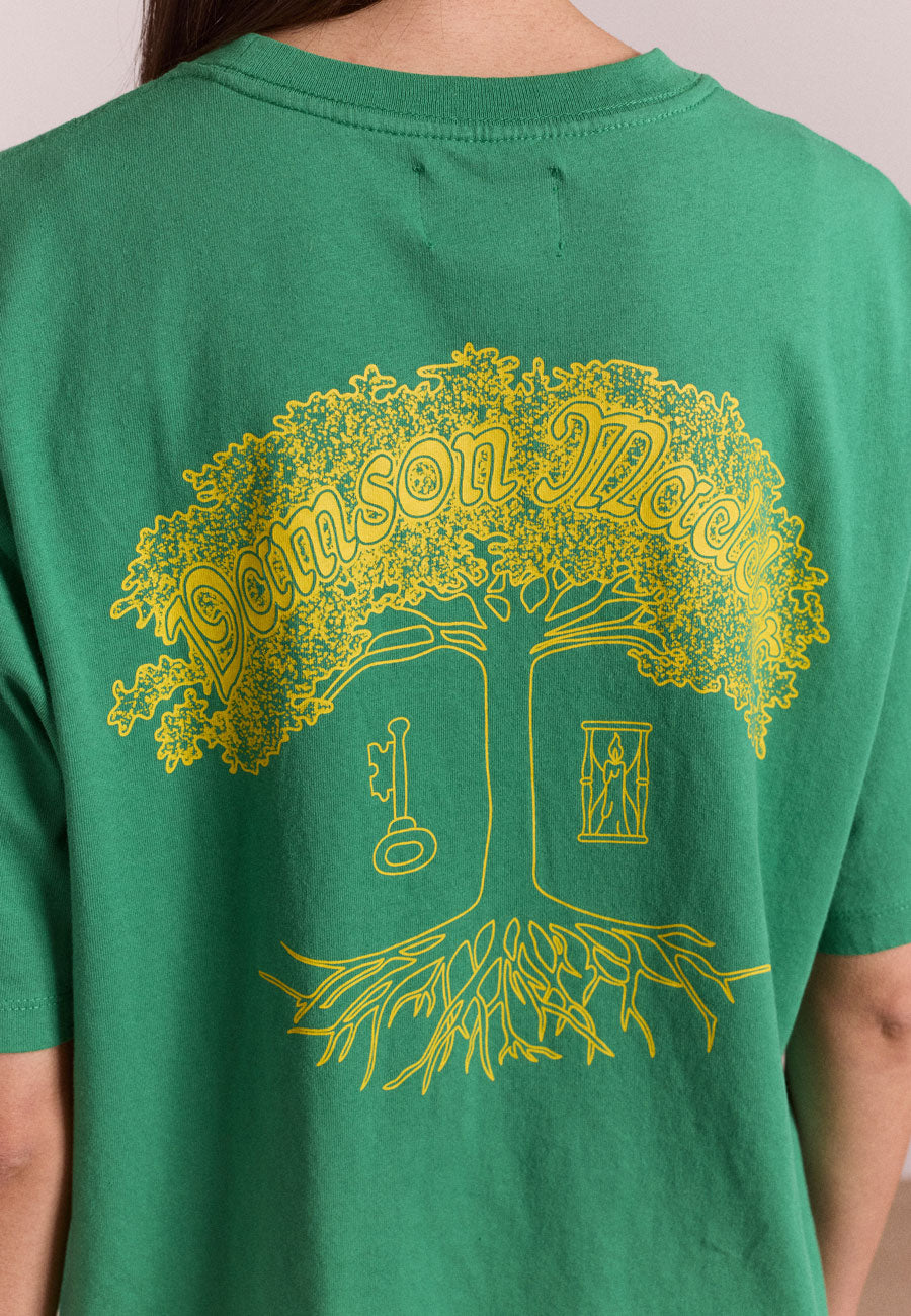 Damson Madder Daily Rituals Graphic Tee Green