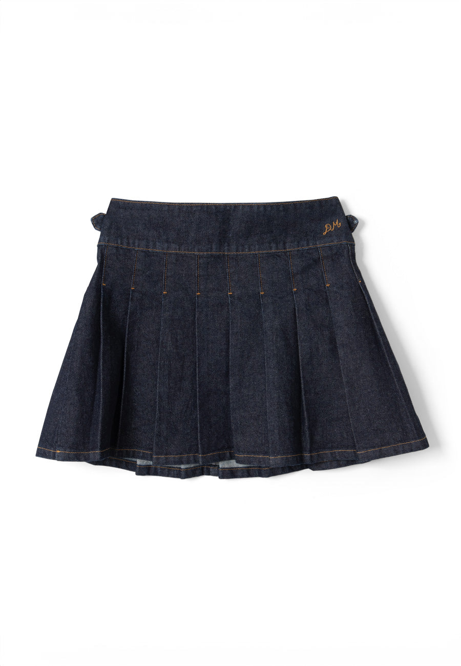 Damson Madder Dasha Denim Skirt Indigo