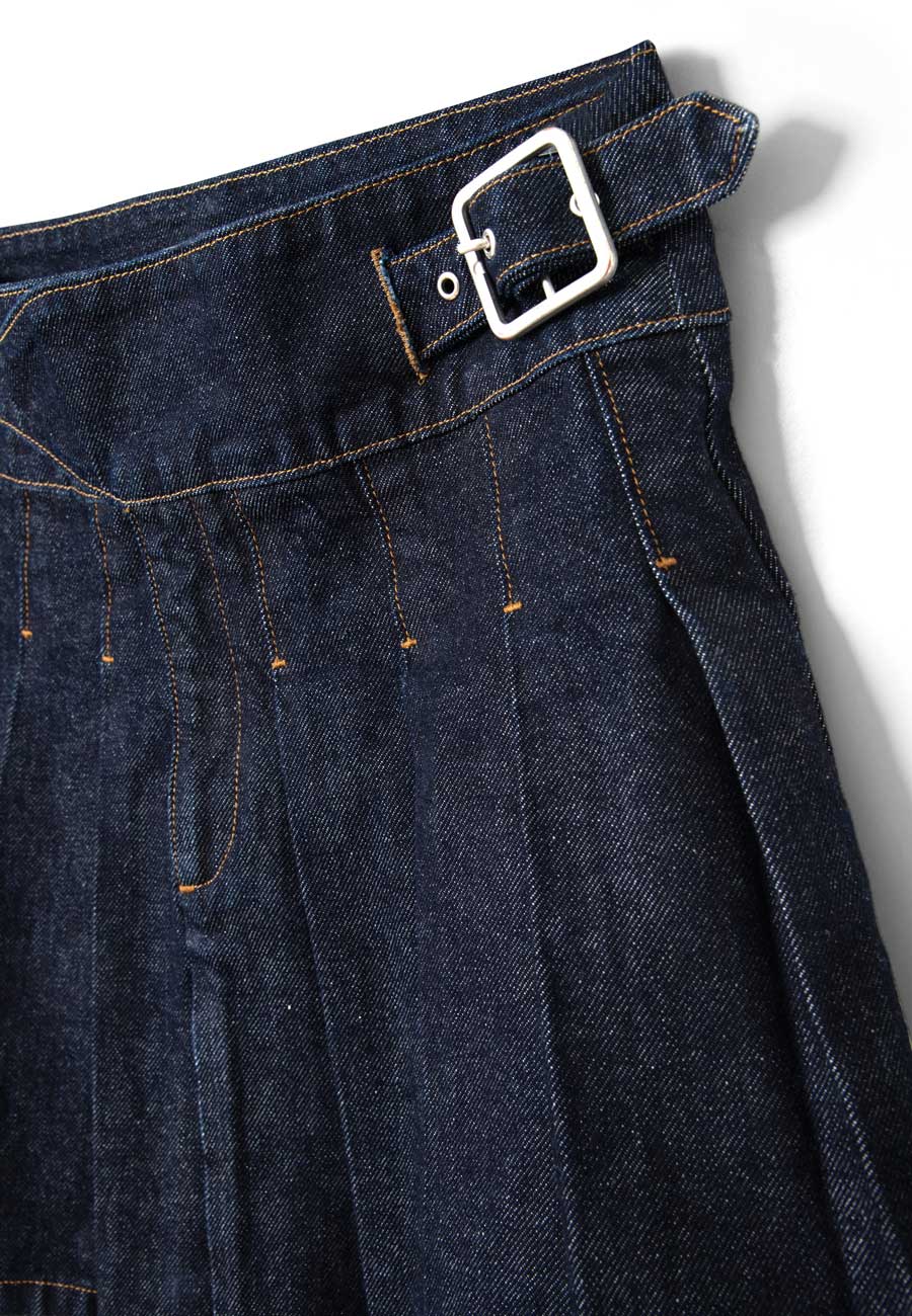 Damson Madder Dasha Denim Skirt Indigo