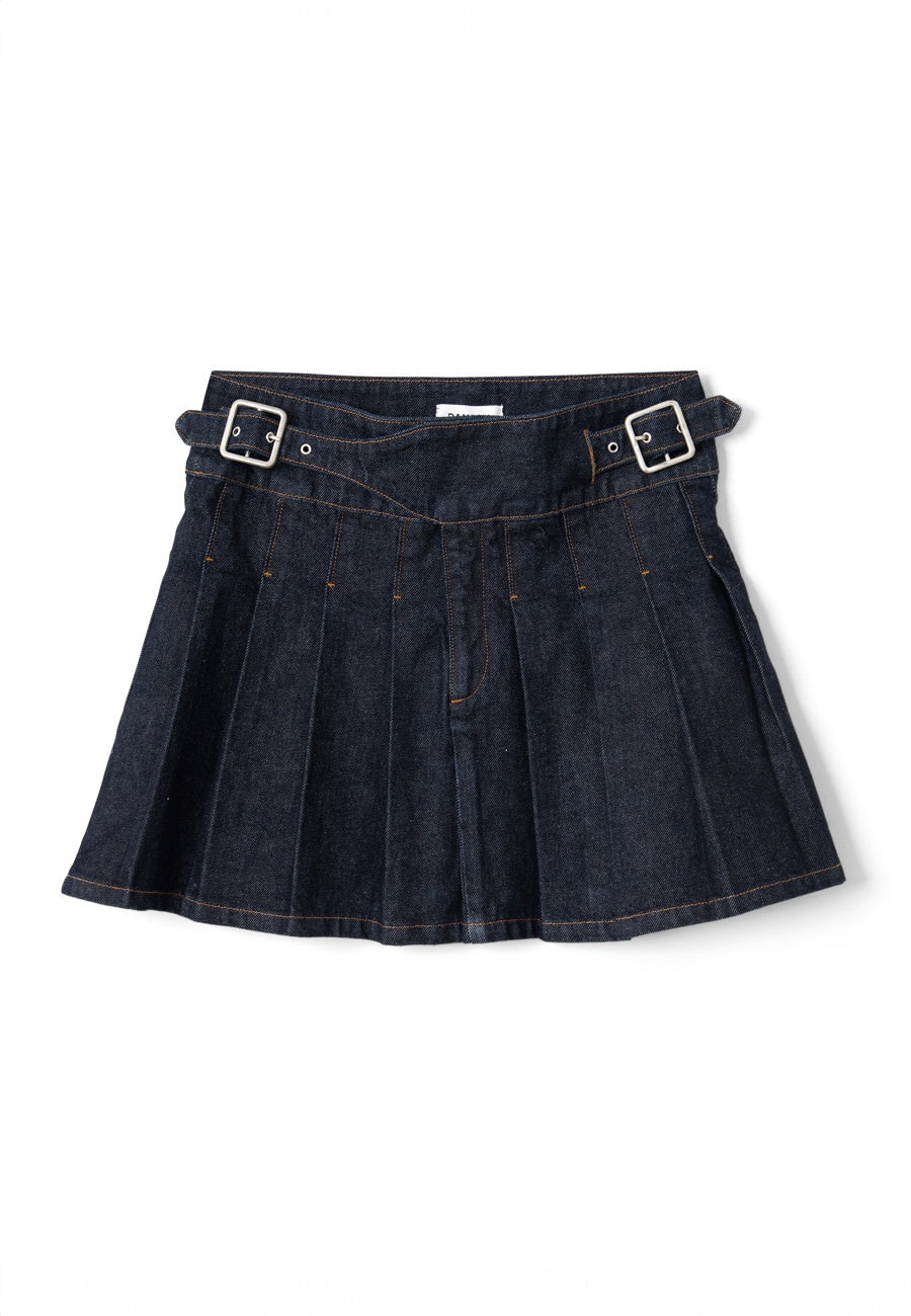 Damson Madder Dasha Denim Skirt Indigo