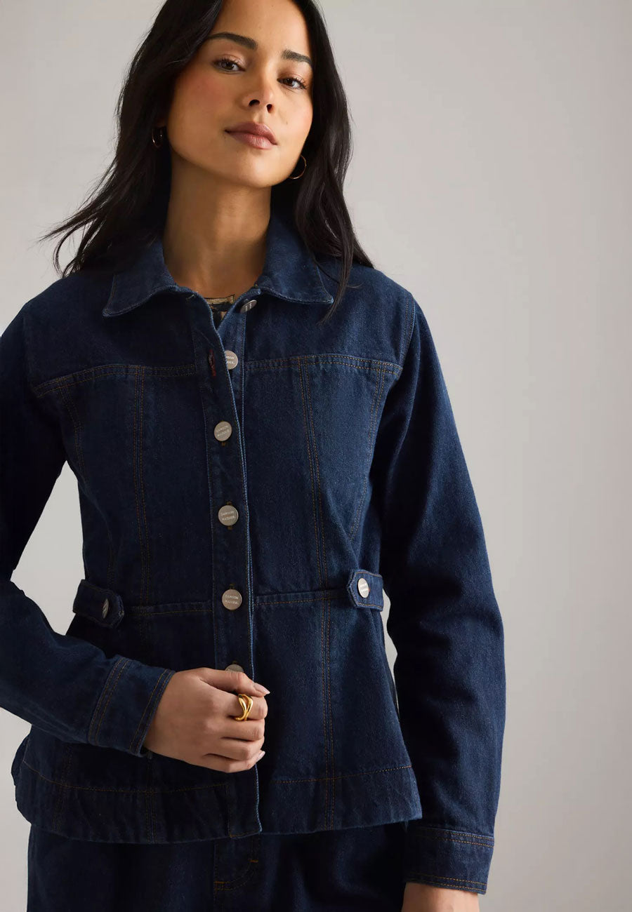 Damson Madder Darbie Shirt Engineer Raw Wash