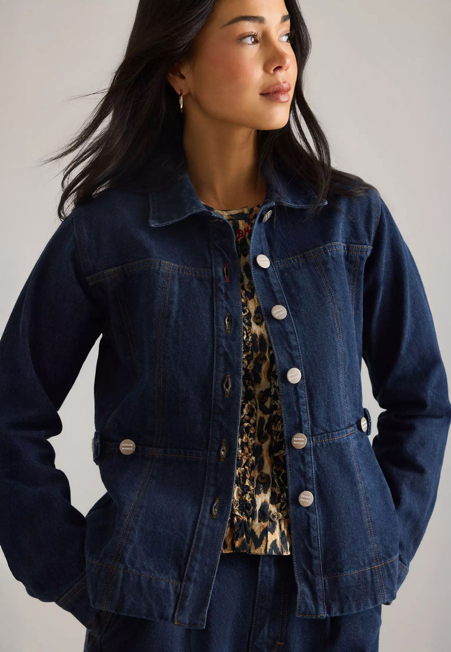 Damson Madder Darbie Shirt Engineer Raw Wash