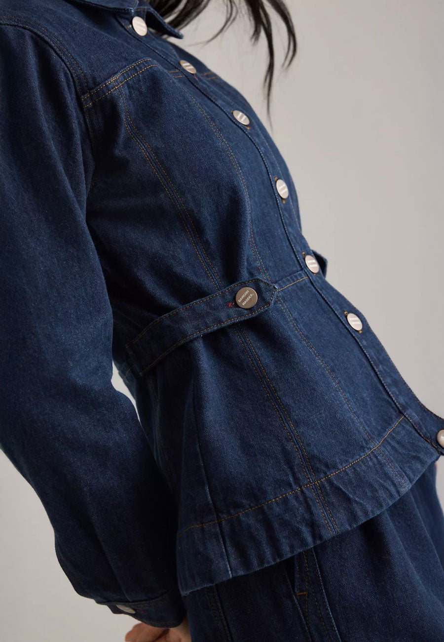 Damson Madder Darbie Shirt Engineer Raw Wash