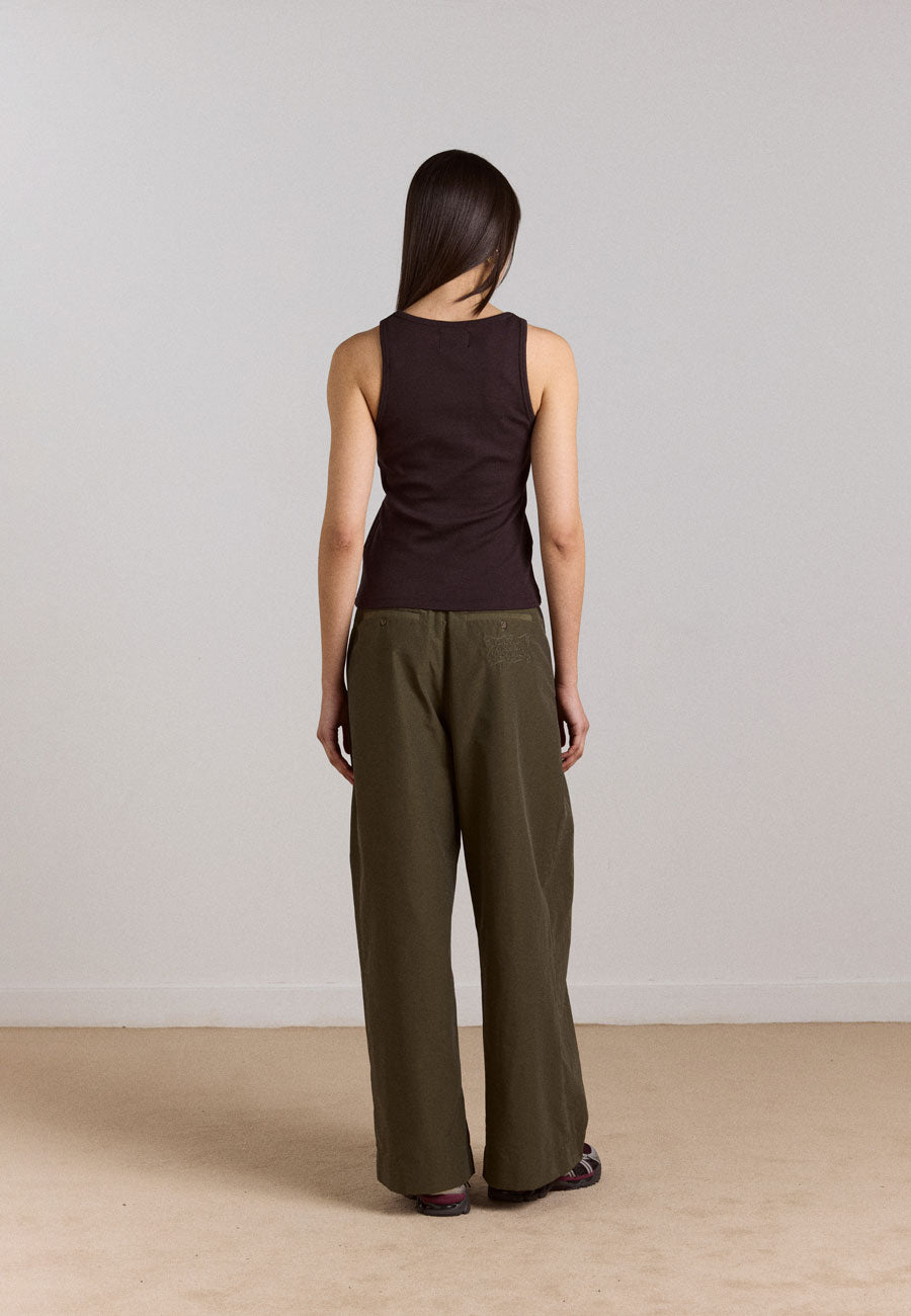 Damson Madder Fabia Trouser Khaki