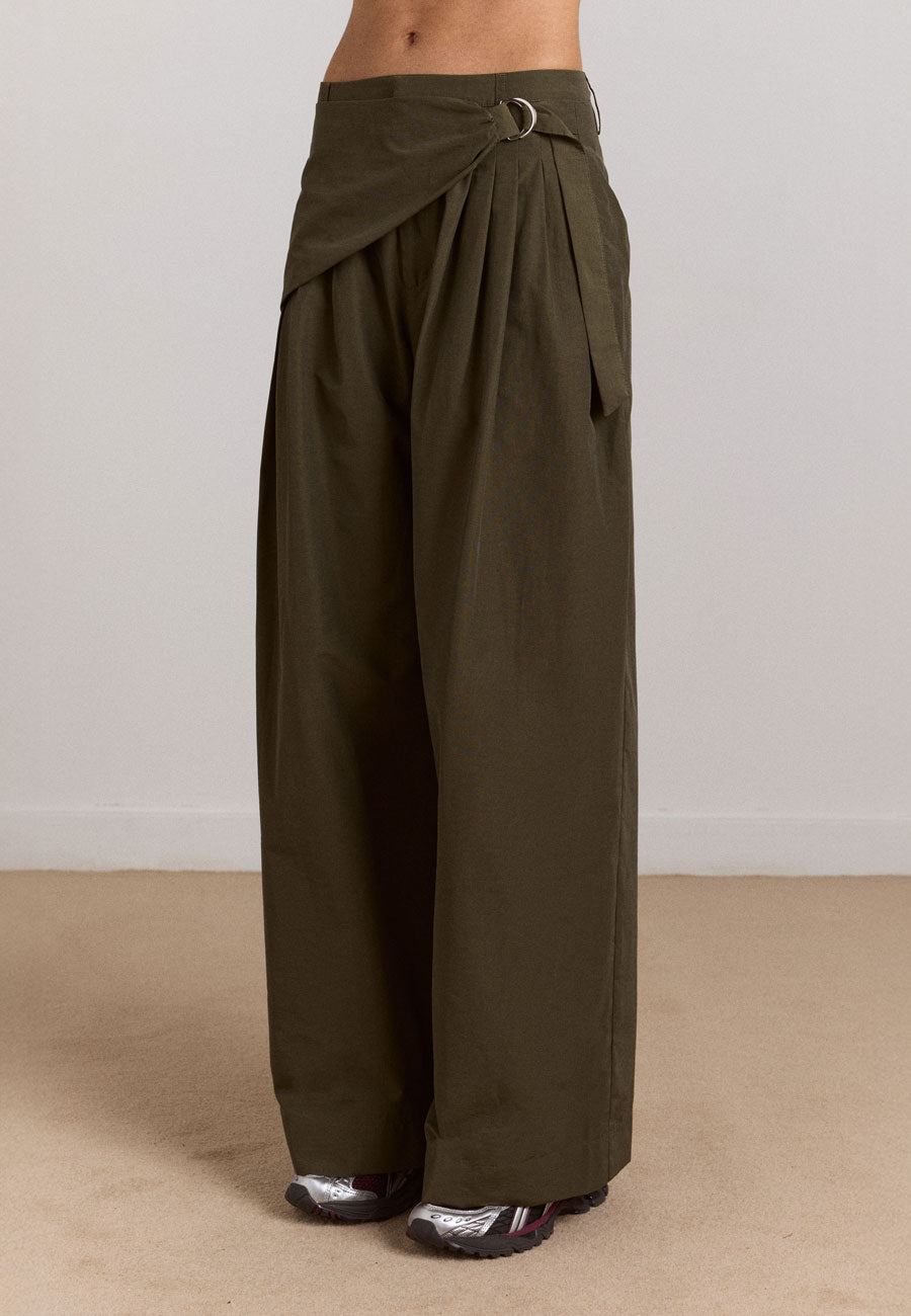 Damson Madder Fabia Trouser Khaki