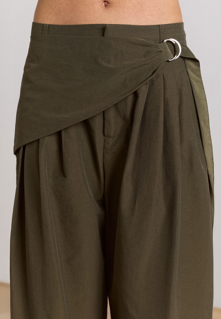 Damson Madder Fabia Trouser Khaki