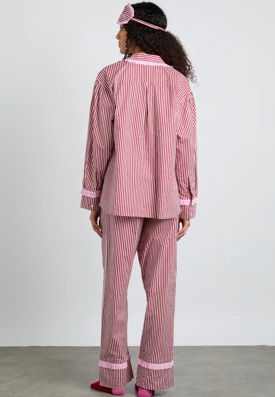 Damson Madder Antonella PJ Set Red Stripe