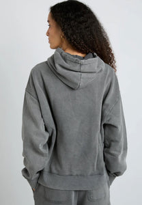 Damson Madder Hayley Hoodie Grey Wash