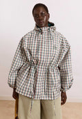 Damson Madder Liu Raincoat Elderberry Check