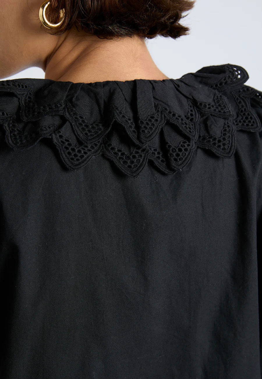 Damson Madder Lottie Blouse Black