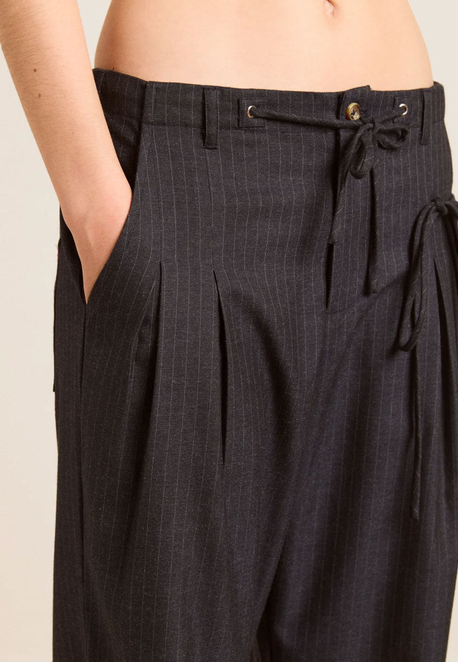 Damson Madder Tatianna Trouser Pinstripe