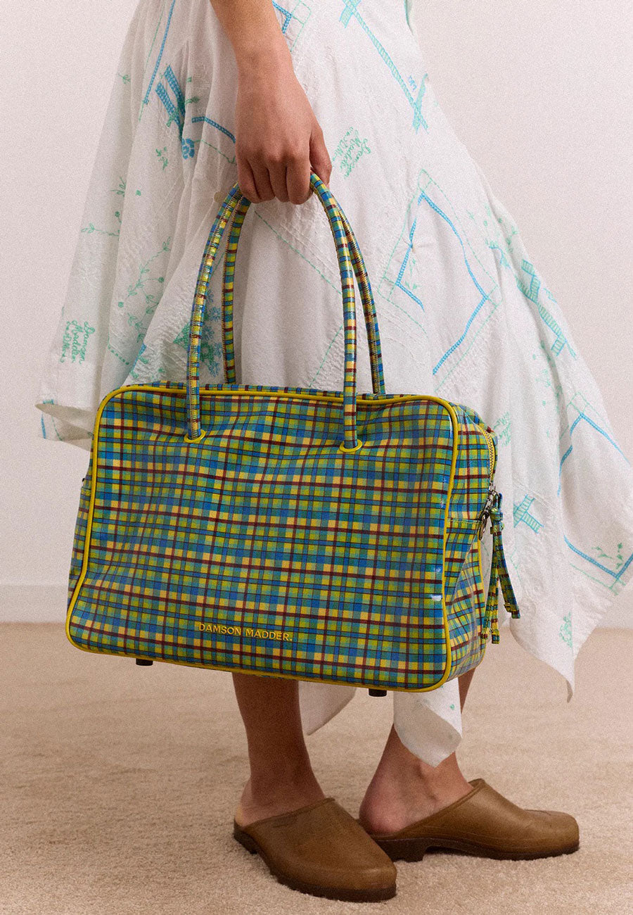 Damson Madder Truro Coated Holdall Zesty Check