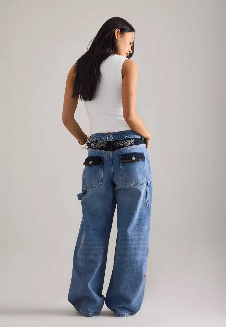 Damson Madder Drew Jeans Lapis Wash