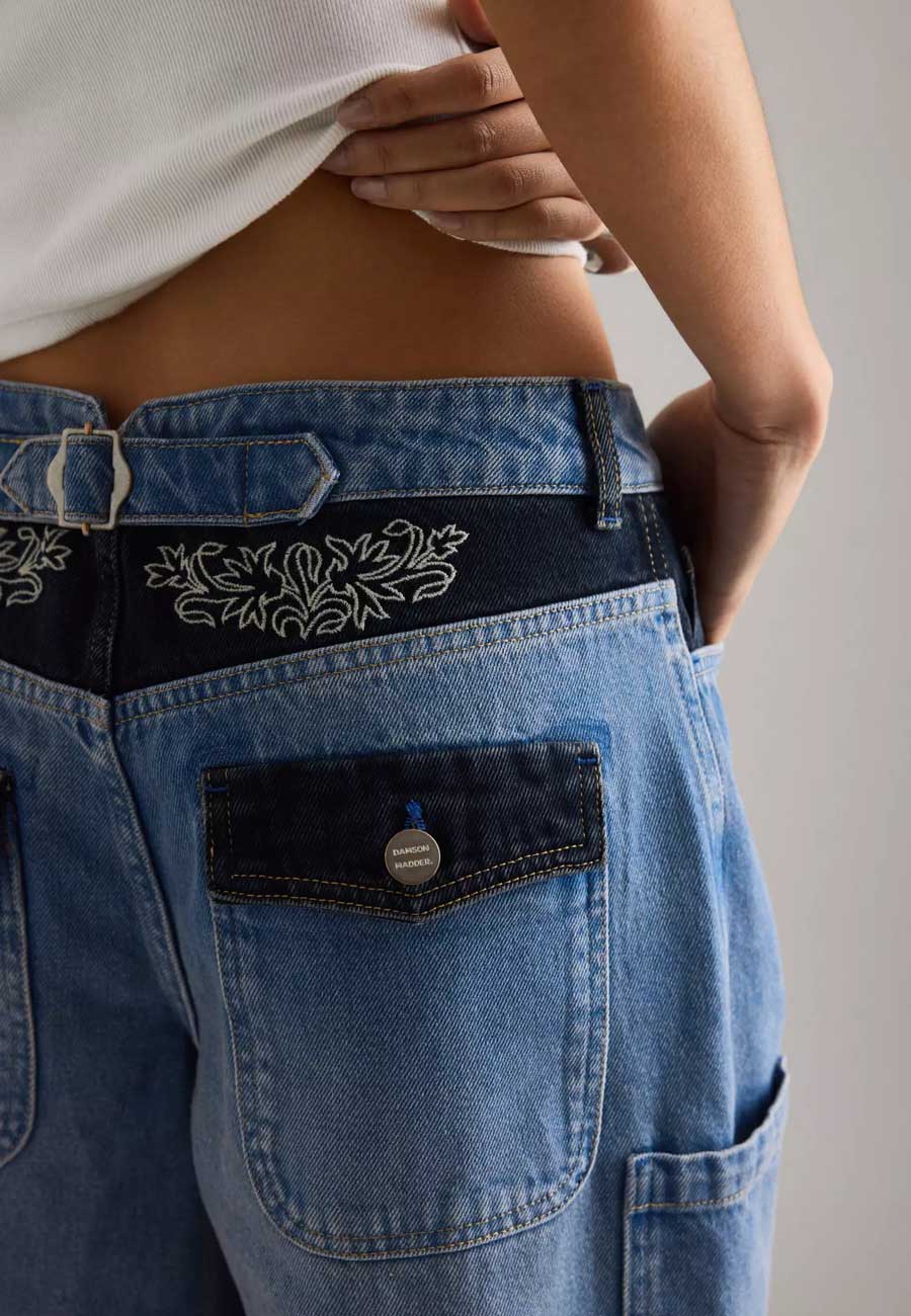 Damson Madder Drew Jeans Lapis Wash