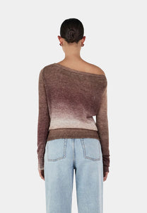 Hansen & Gretel Emmy Knit Top Mocha Marle