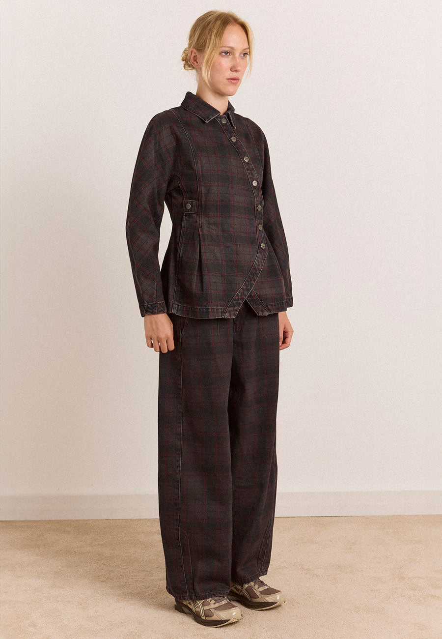 Damson Madder Erika Jeans Sirius Check