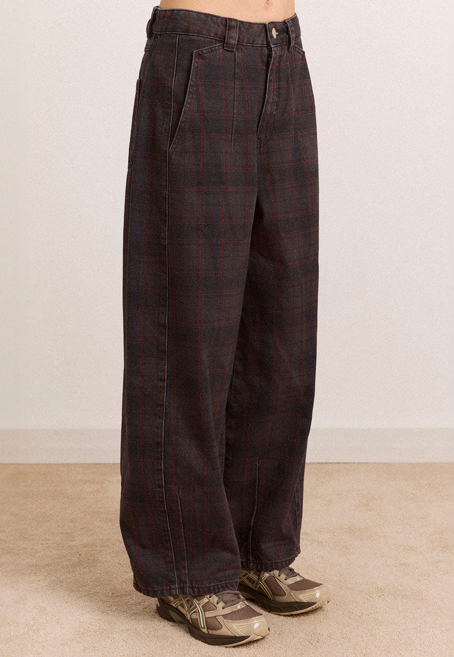 Damson Madder Erika Jeans Sirius Check