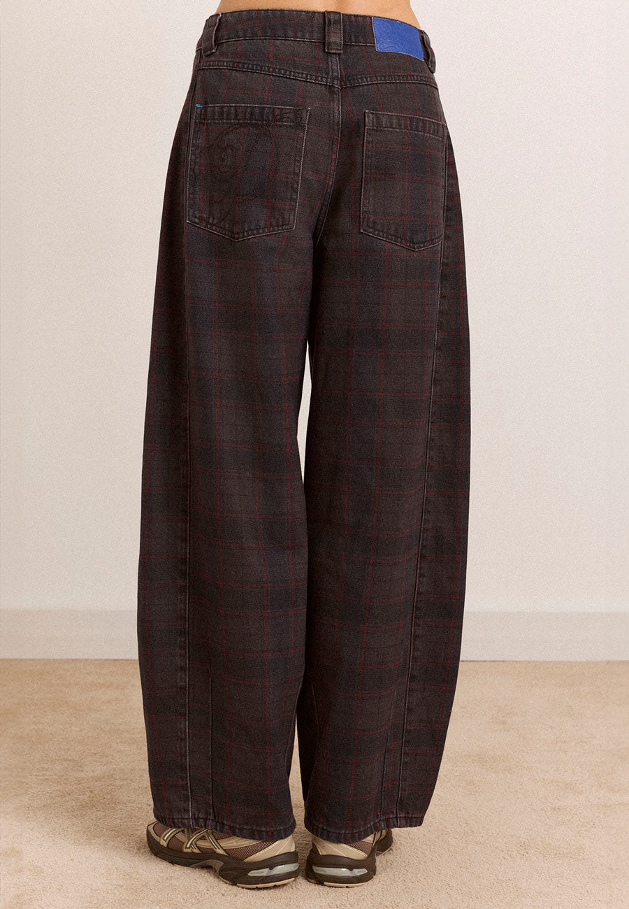 Damson Madder Erika Jeans Sirius Check