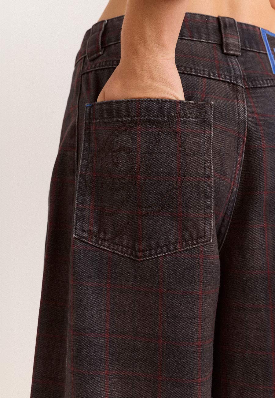 Damson Madder Erika Jeans Sirius Check