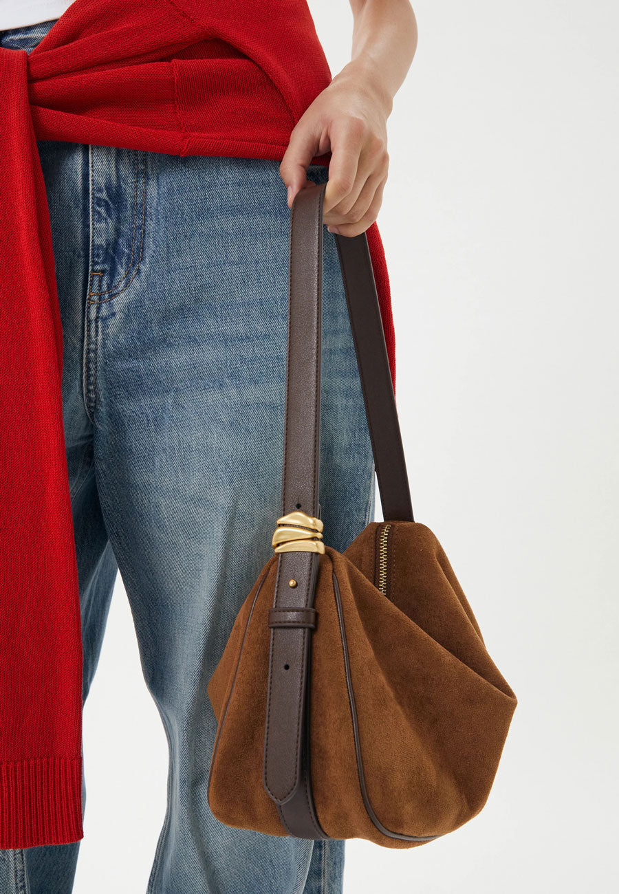 Brie Leon Organica Hobo Bag Chestnut