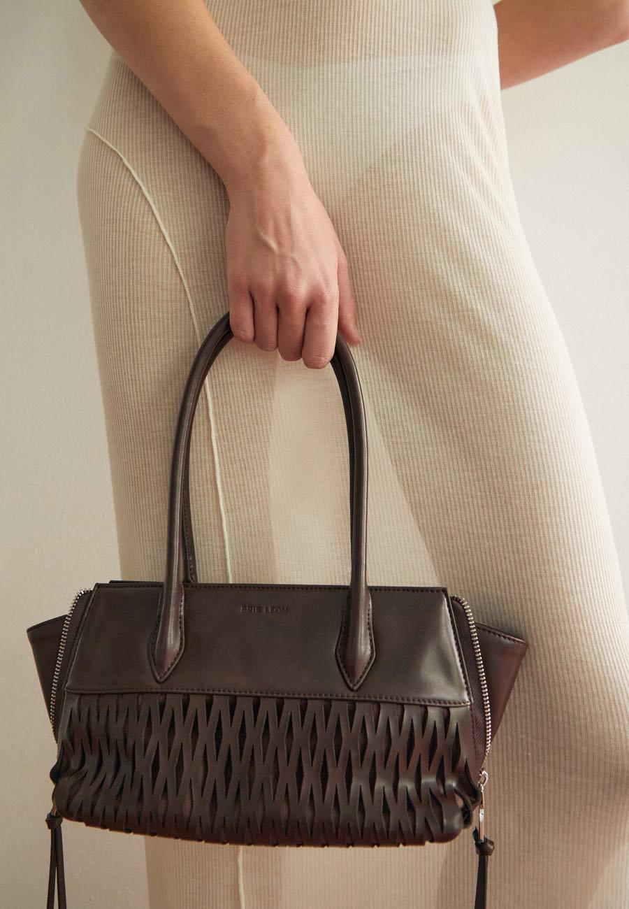 Brie Leon Faye Mini Tote Bag Ganache