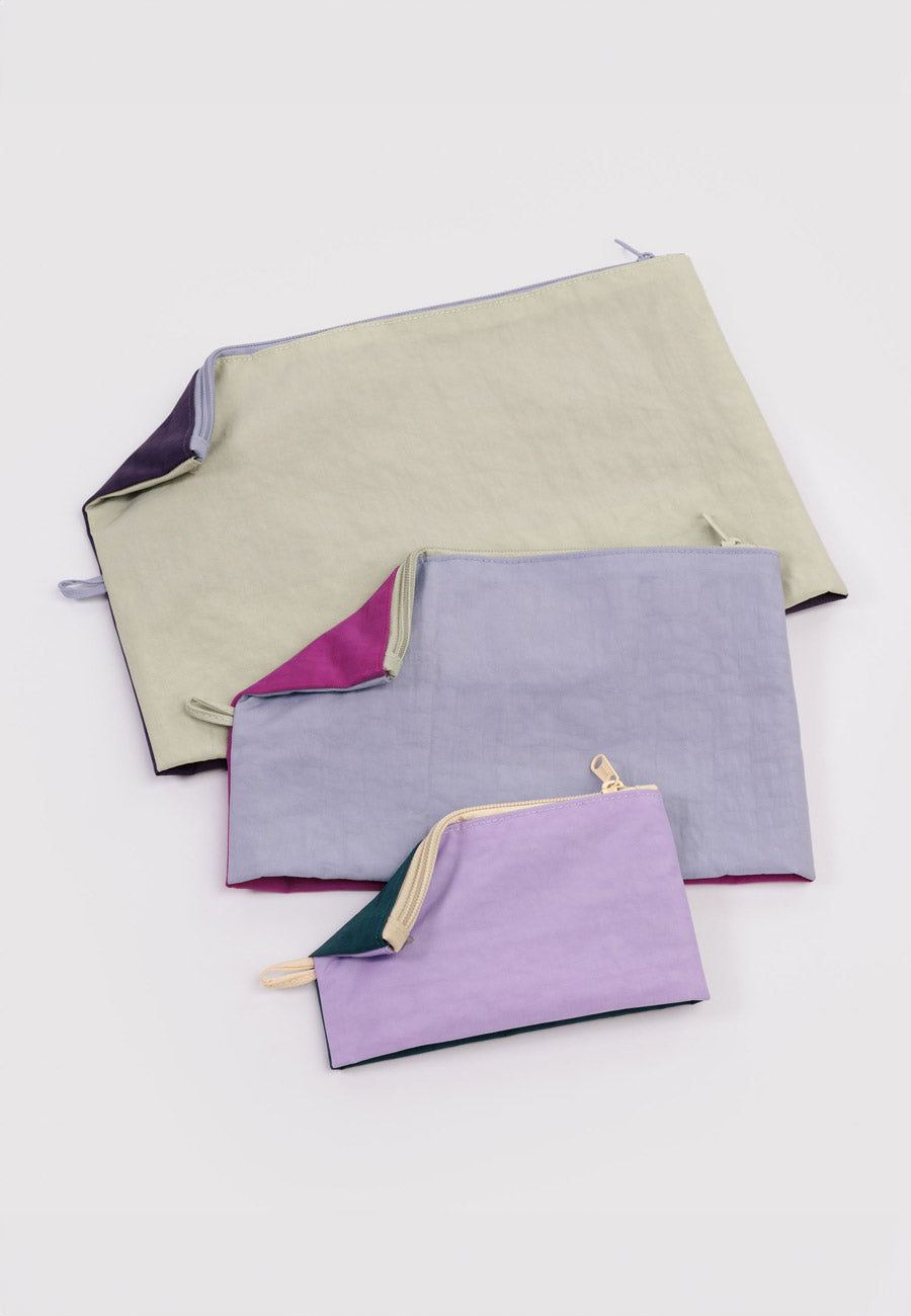 Baggu Go Pouch Set Lagoon Mix