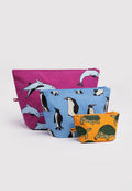 Baggu Go Pouch Set Vacation Animals