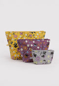 Baggu Go Pouch Set Wildwood Mix