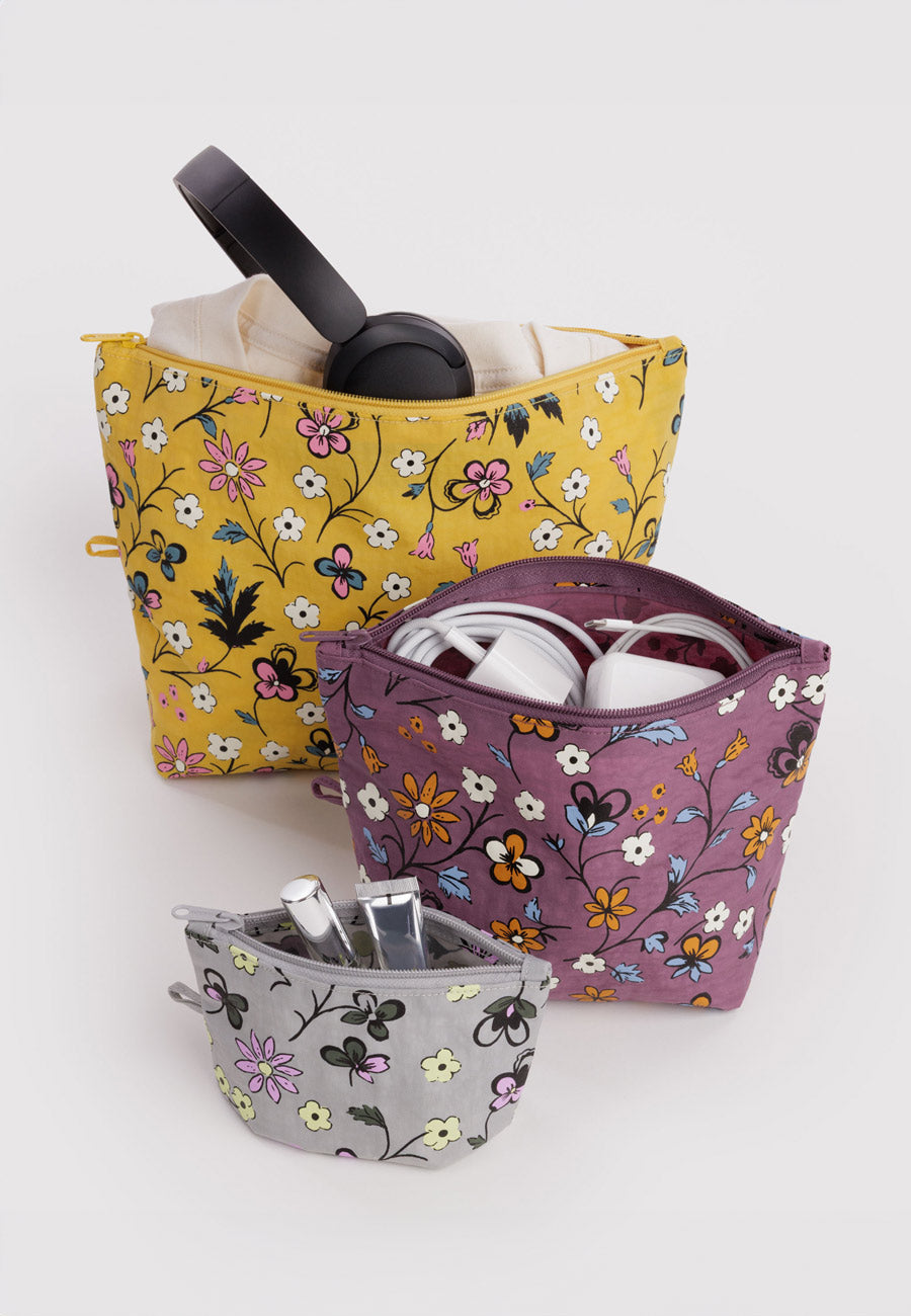Baggu Go Pouch Set Wildwood Mix