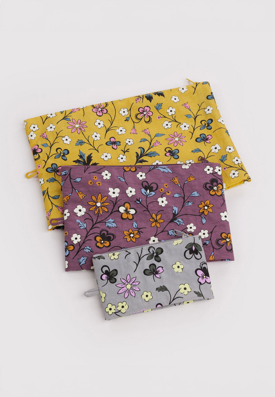 Baggu Go Pouch Set Wildwood Mix