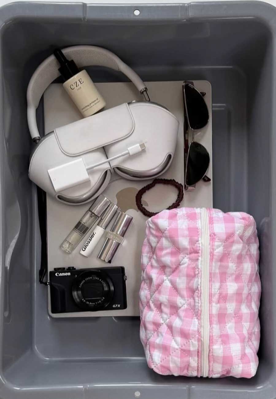 Buttermilk Accessories Grace Carry All Bag Rose Petal