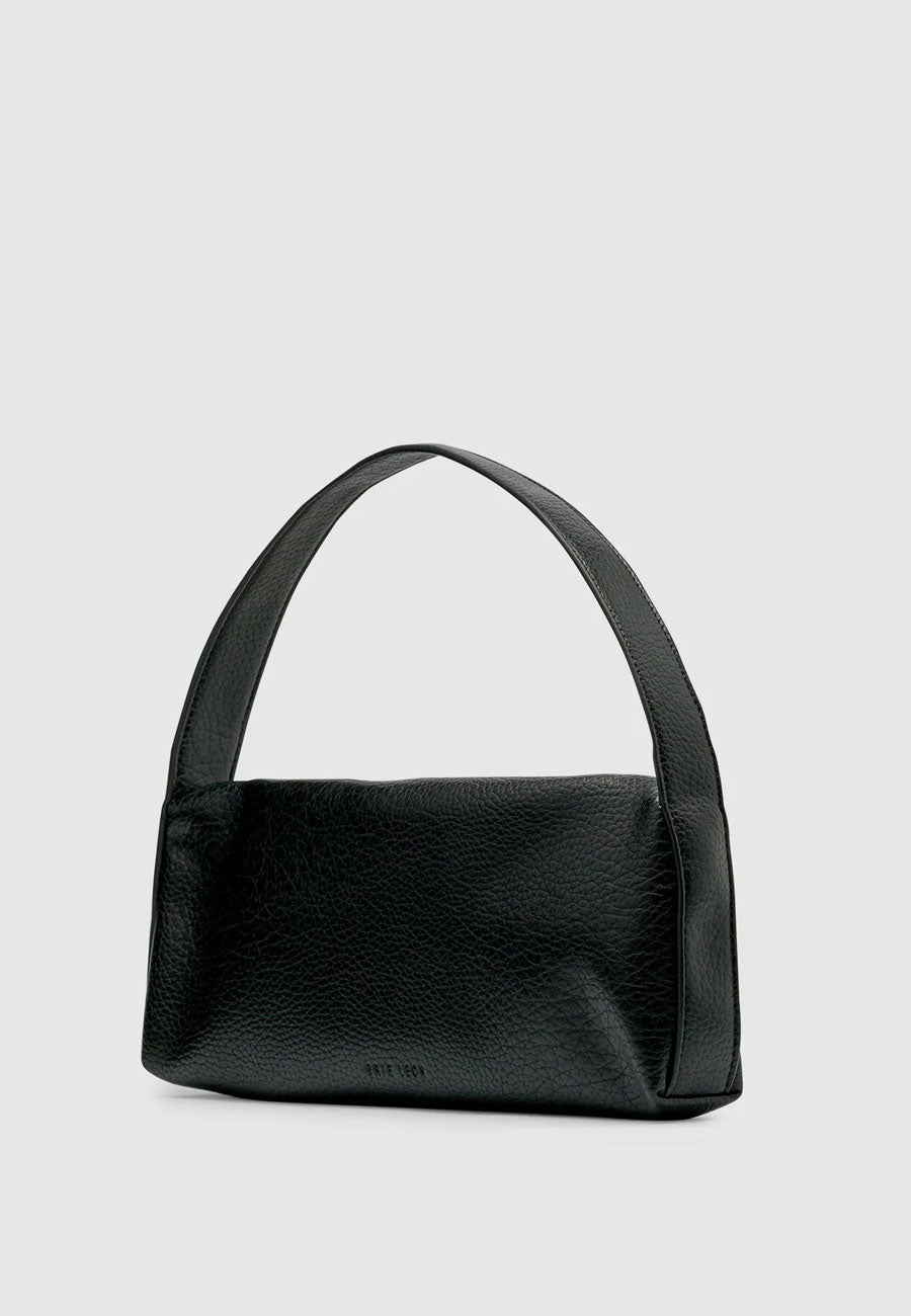 Brie Leon Harlow Slouch Mono Baguette Bag Black Nappa