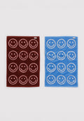 Baggu Hand Towel Set of 2 Sky Blue and Blush Happy