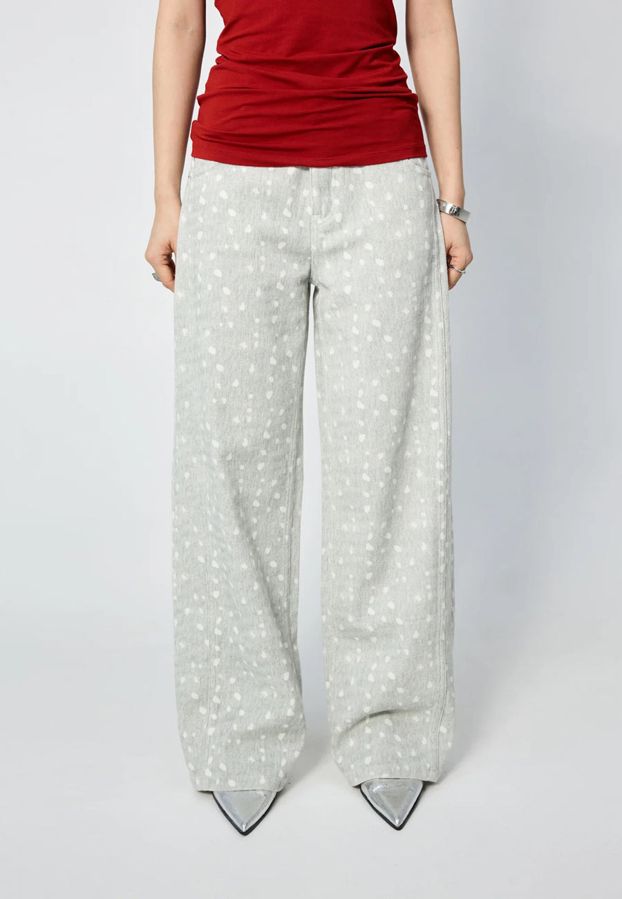 Arthur Straight Leg Jeans Mint Spots