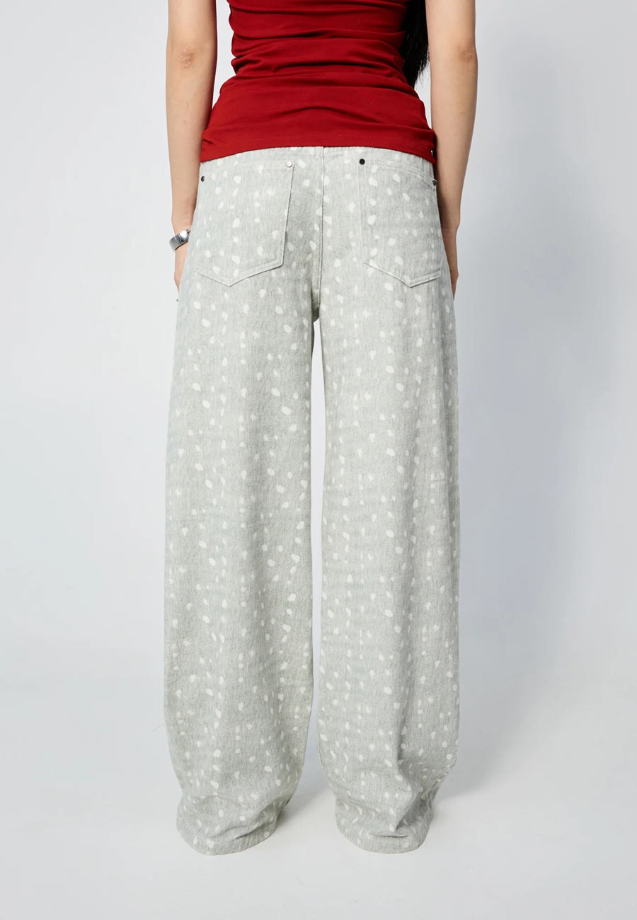 Arthur Straight Leg Jeans Mint Spots