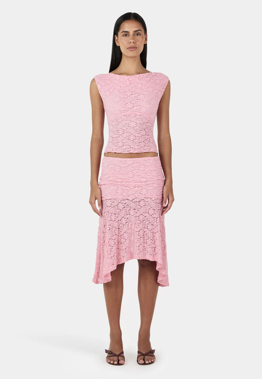 Ownley Lakey Top Peony Pink