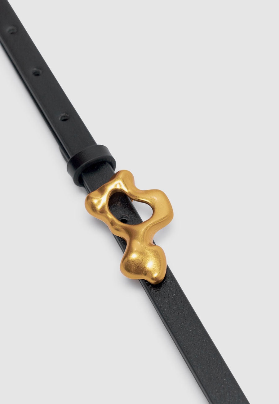 Brie Leon Leandra Belt Black/Gold