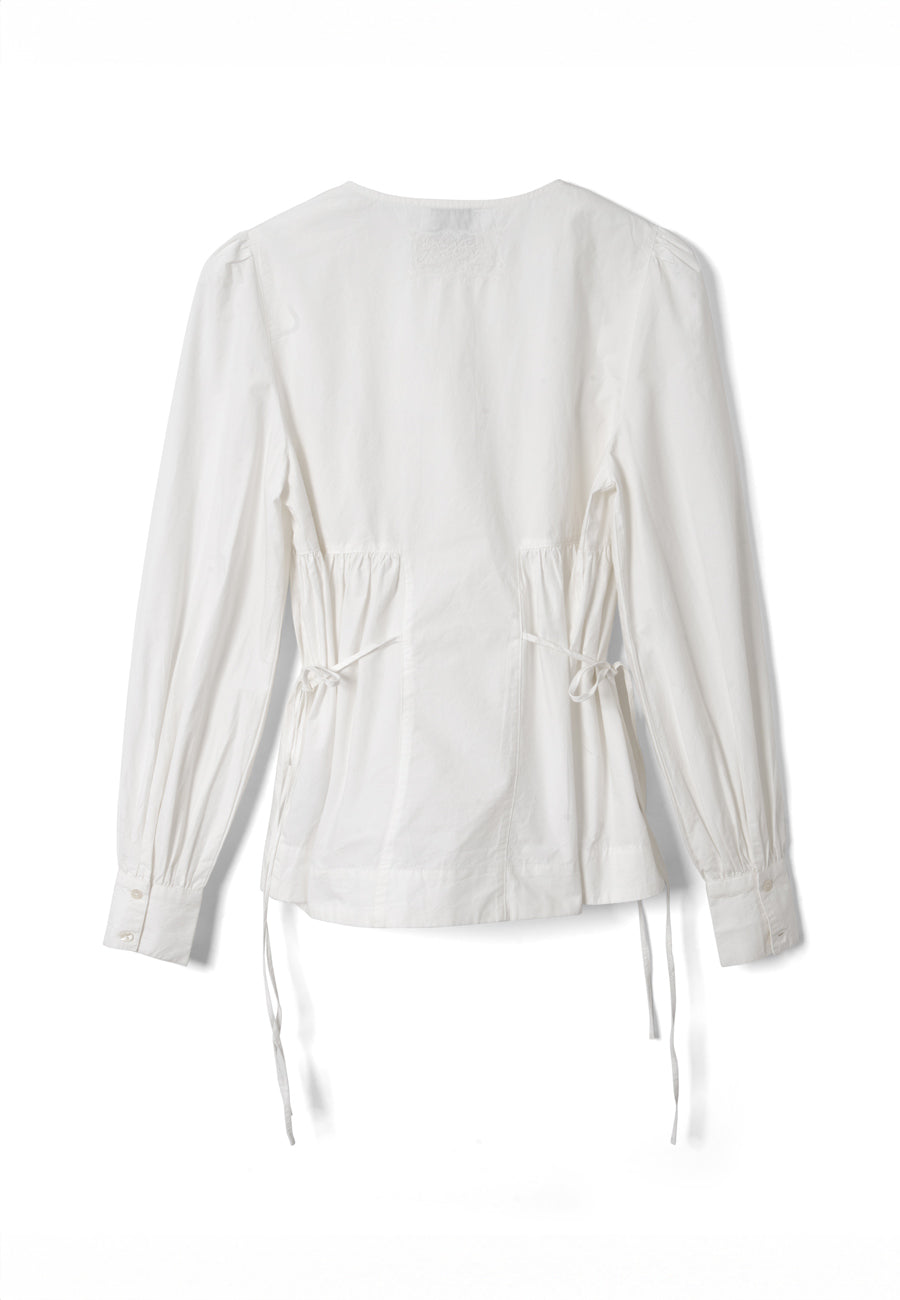 Damson Madder Lettie Bow Detail Blouse