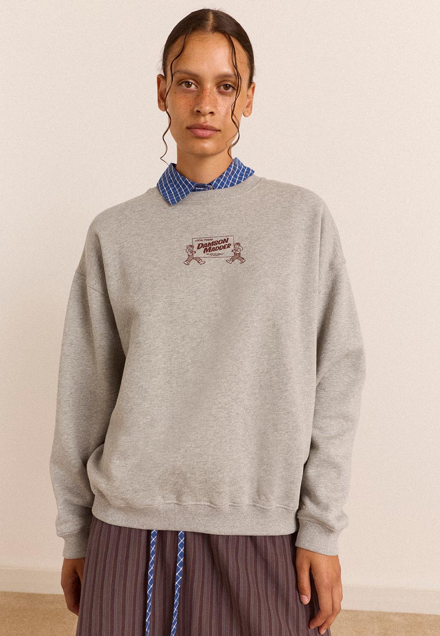Damson Madder Local Fixers Graphic Sweater