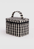 Baggu Large Cosmetic Case Black and Cream Gingham PRE-ORDER
