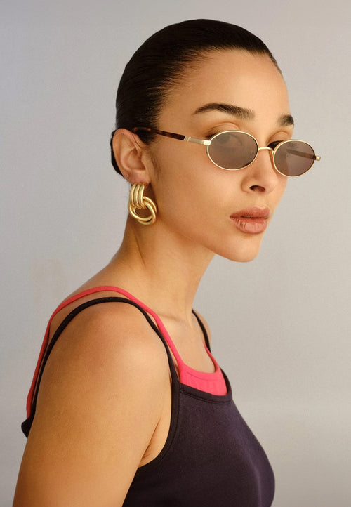 Le Specs Icicle Bright Gold