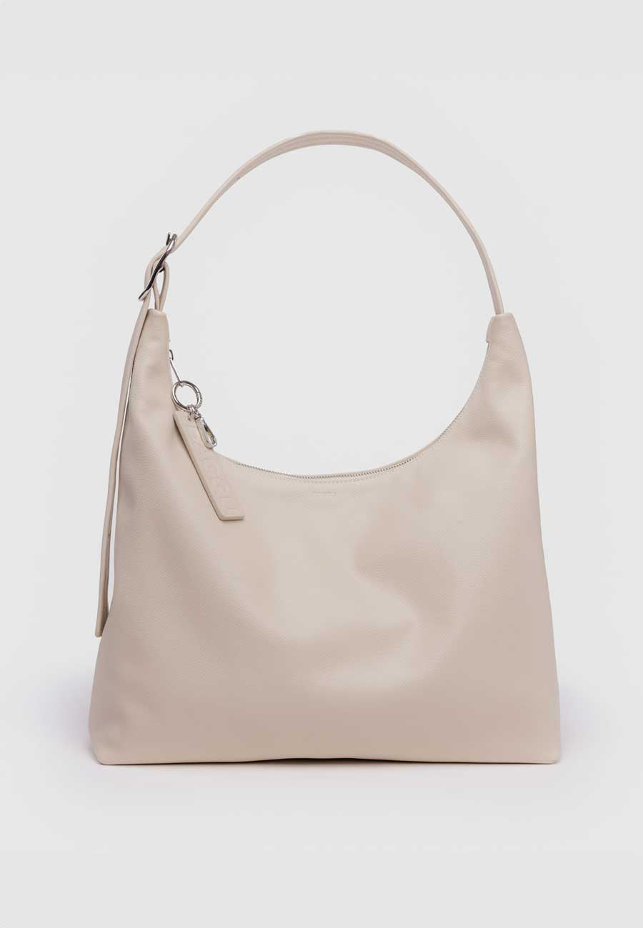 Baggu Recycled Leather Shoulder Stone