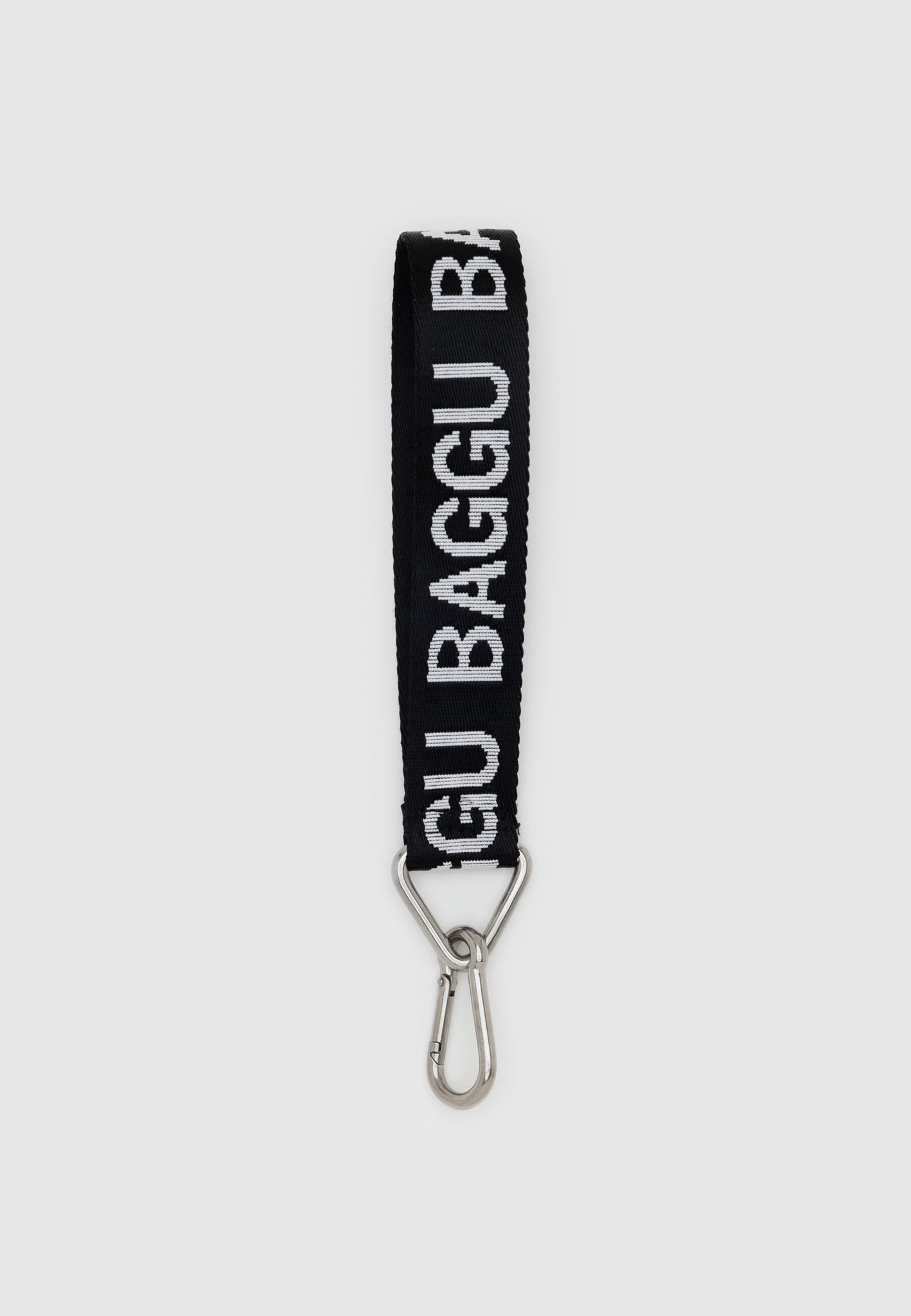 Baggu Logo Keychain Black and White