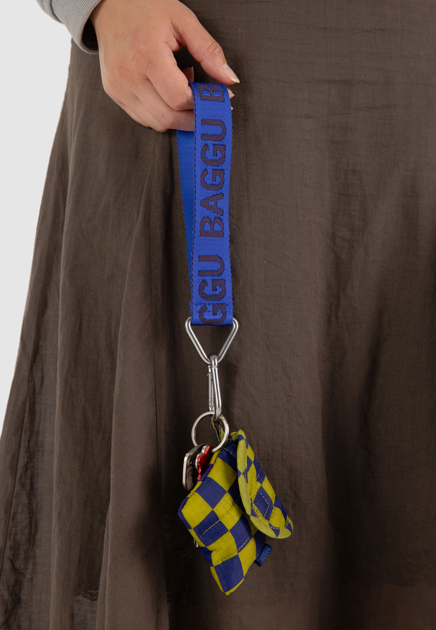 Baggu Logo Keychain Cobalt