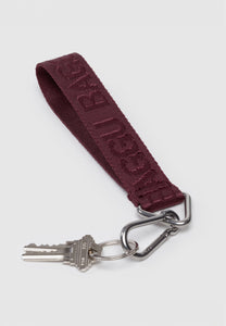 Baggu Logo Keychain Mahogany