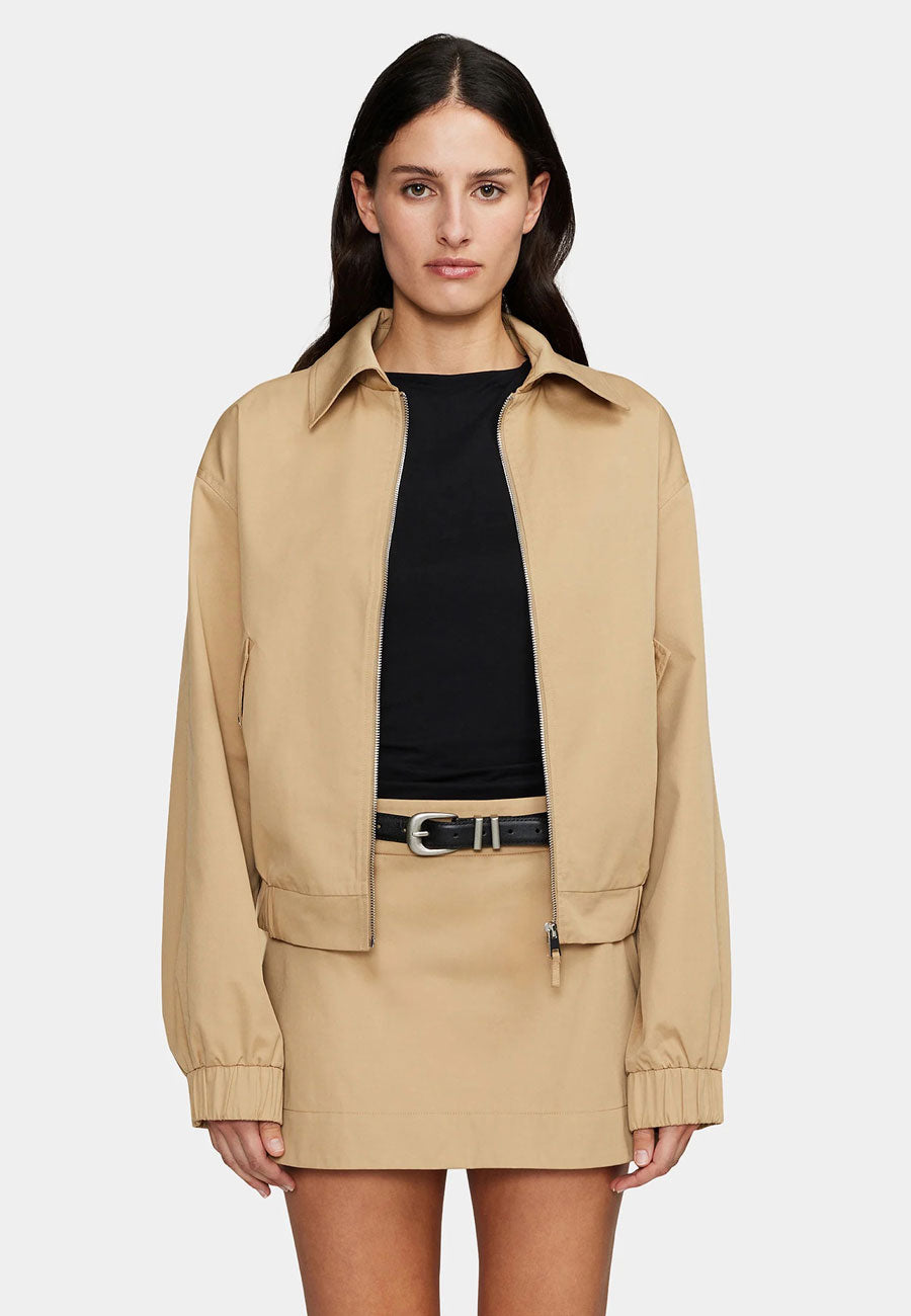 Ownley Marquez Bomber Jacket Caramel